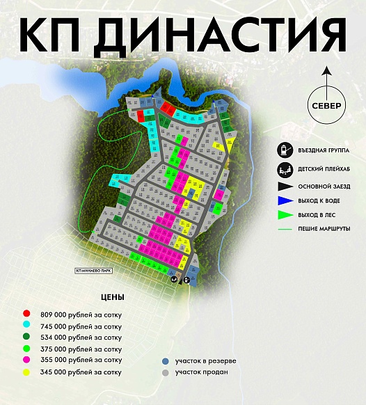 План и цены КП Династия